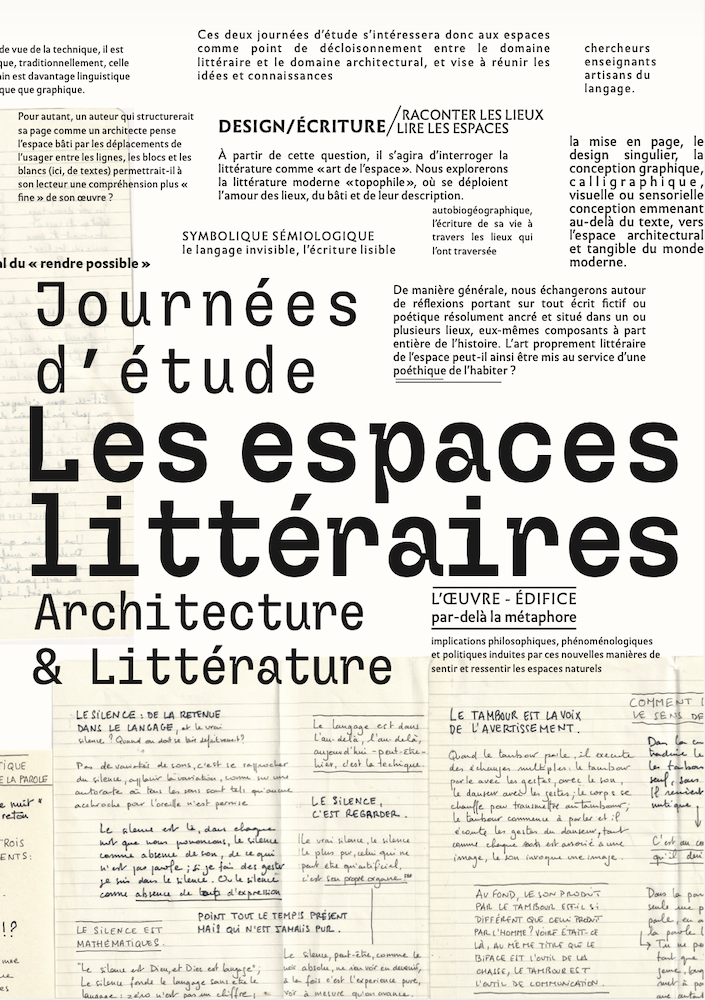 Les espaces liéttéraires